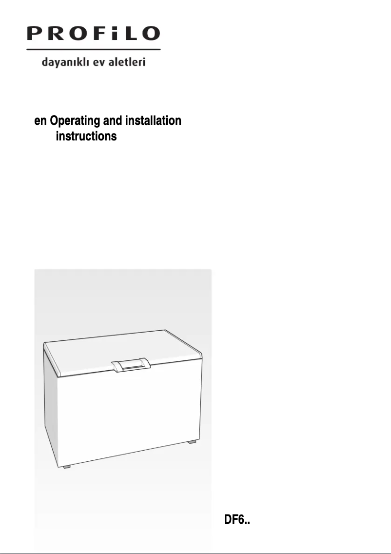Page 1 de la notice Manuel utilisateur Profilo DF6023W2VV
