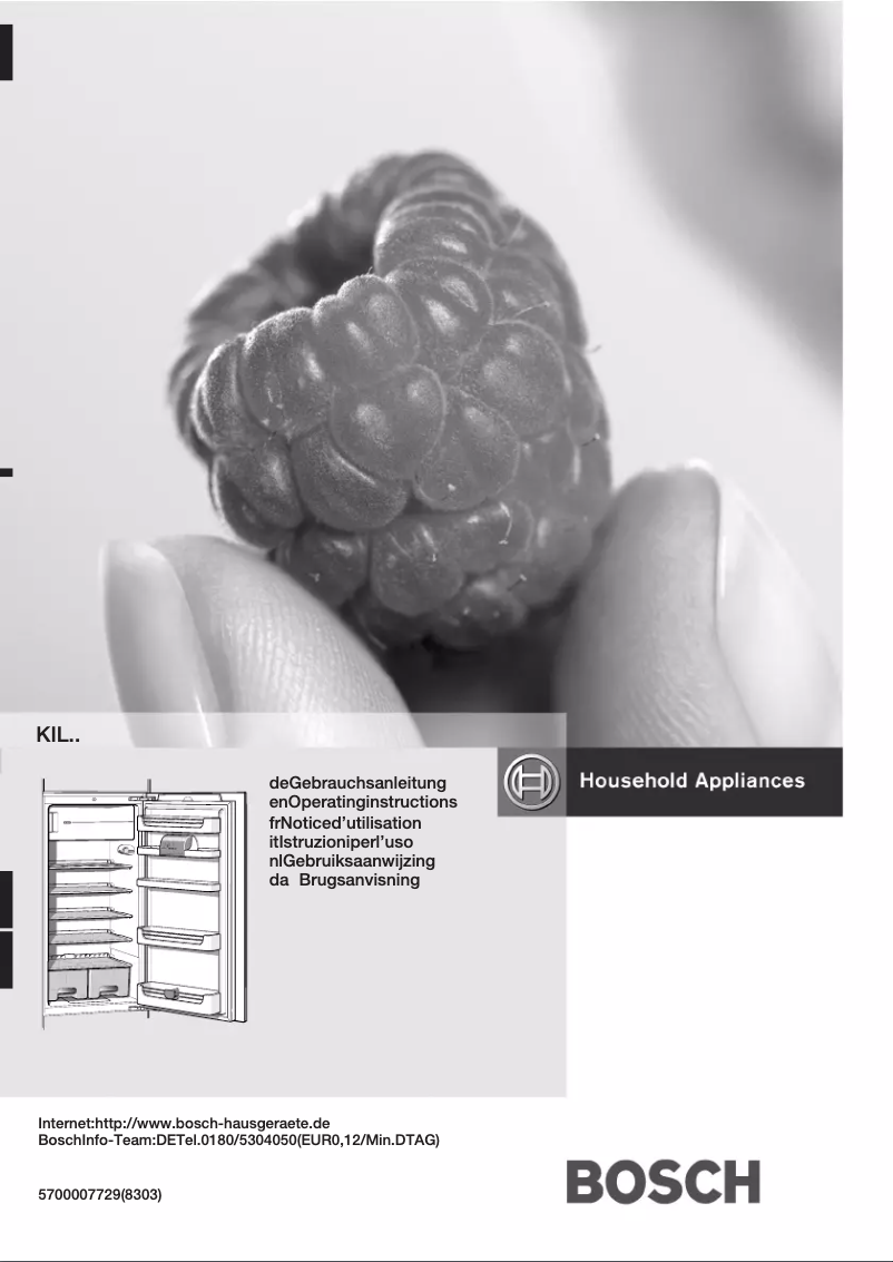 Page 1 of the manual User Manual Bosch KIL24440FF