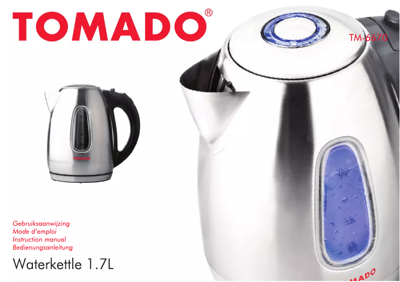 Page 1 de la notice Manuel utilisateur Tomado TM-6670