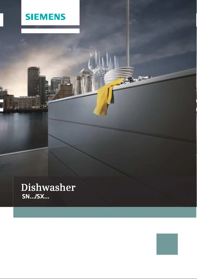 Page 1 de la notice Manuel utilisateur Siemens SN64E005EU