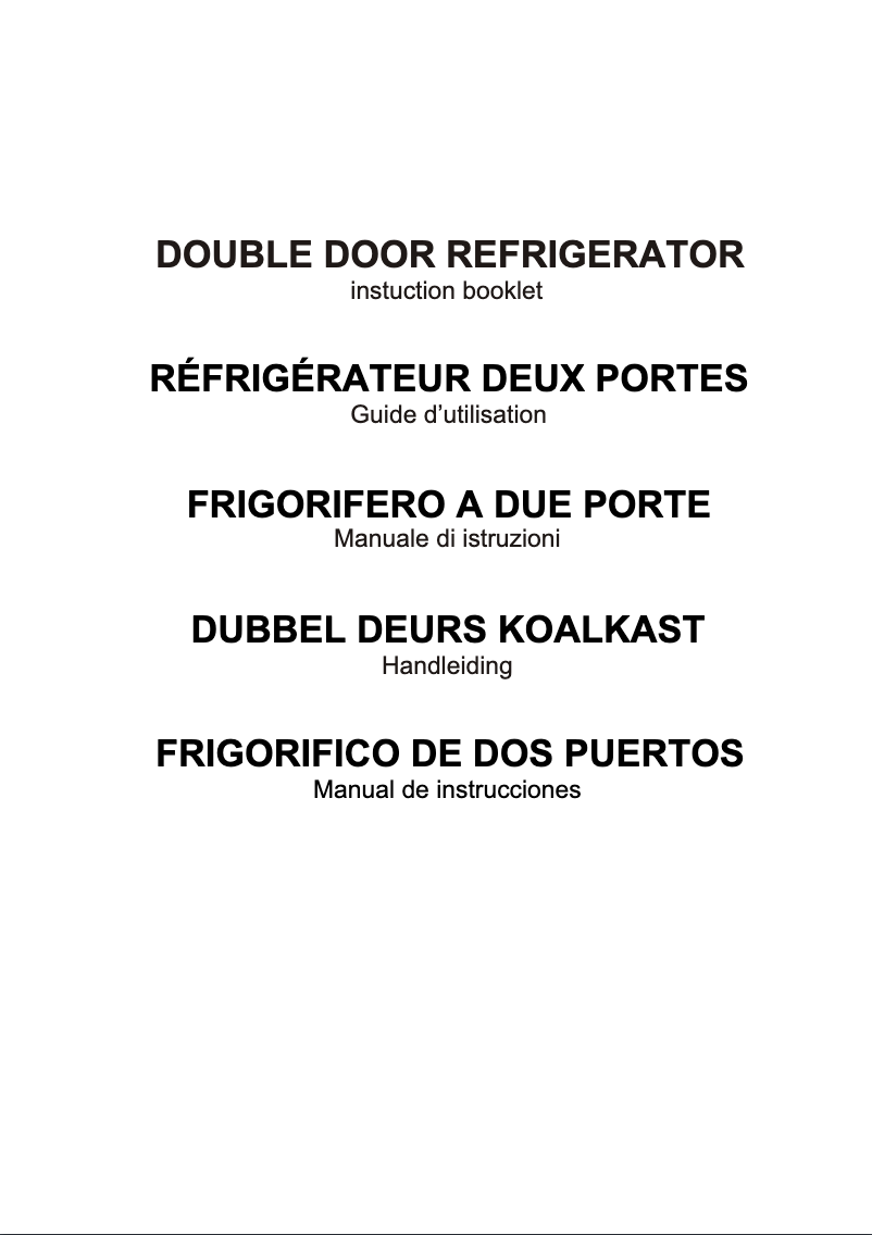 Page 1 de la notice Manuel utilisateur Continental Edison CEFB238AV
