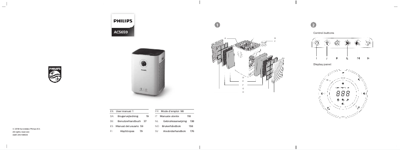 Página 1 del manual Manual de usuario Philips AC5659