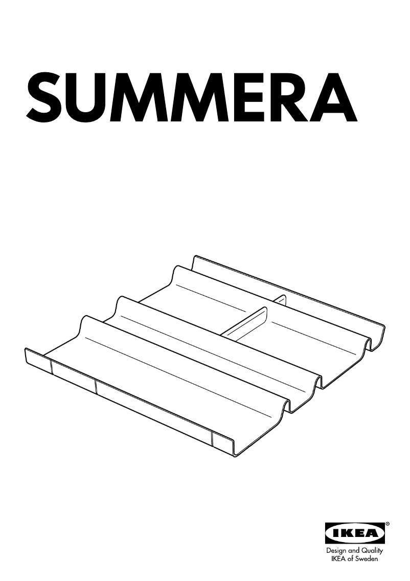 Page 1 de la notice Manuel utilisateur Ikea SUMMERA 002.224.59