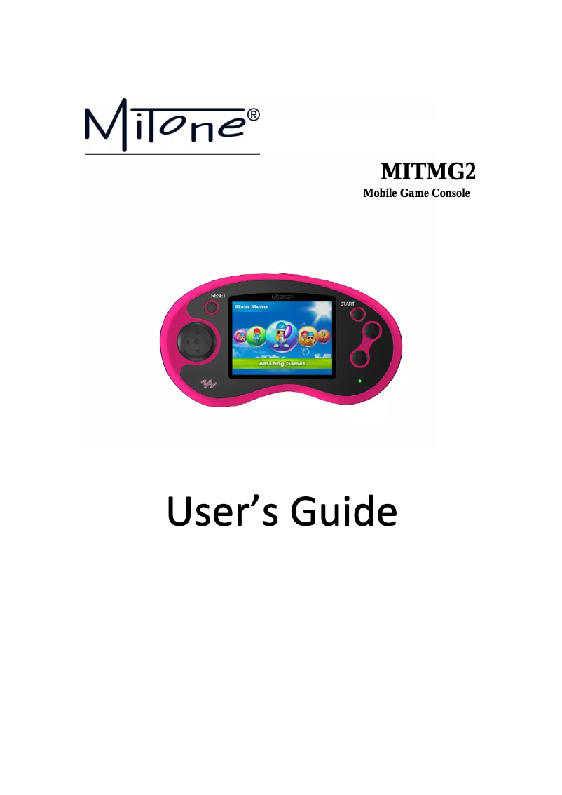 Página 1 del manual Manual de usuario MiTone MITMG2