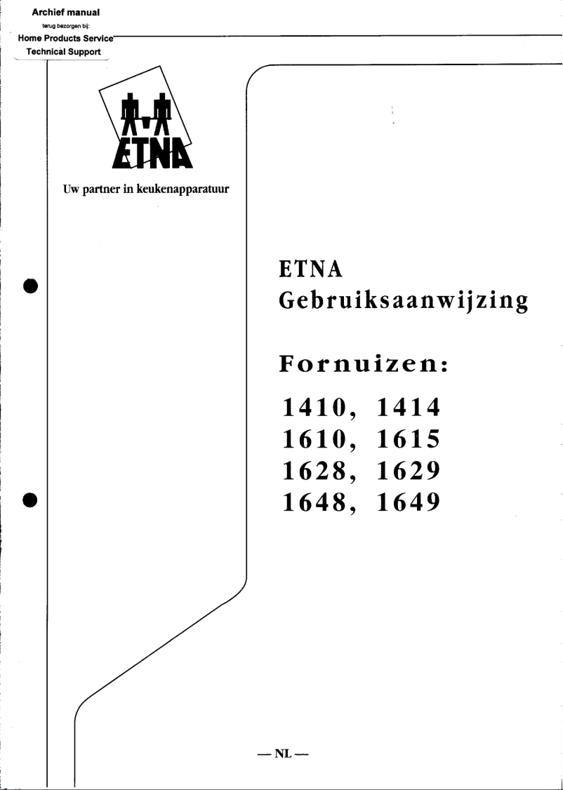 Página 1 del manual Manual de usuario Etna 1610