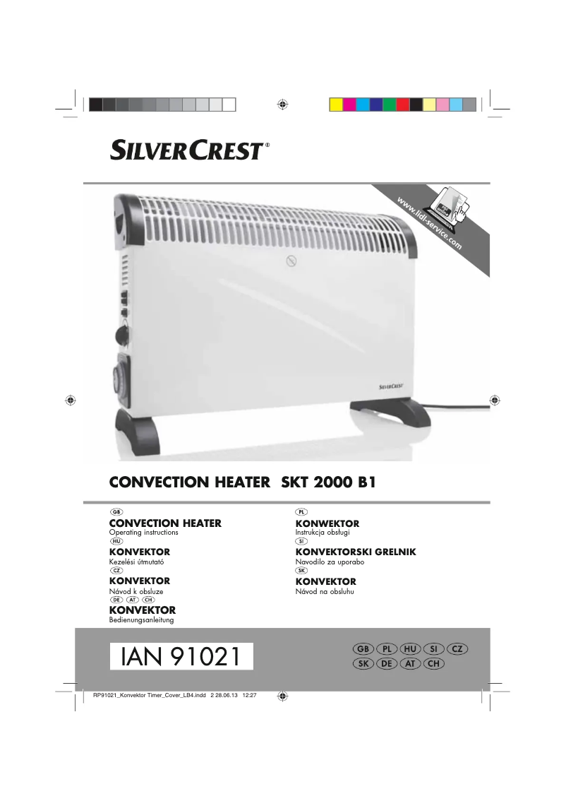 Page 1 de la notice Manuel utilisateur SilverCrest SKT 2000 B1