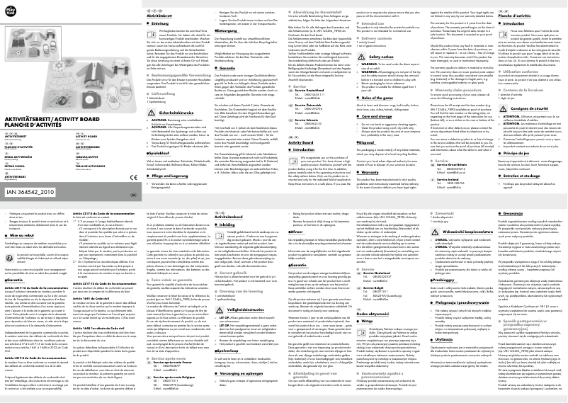 Página 1 del manual Manual de usuario Playtive HG07098