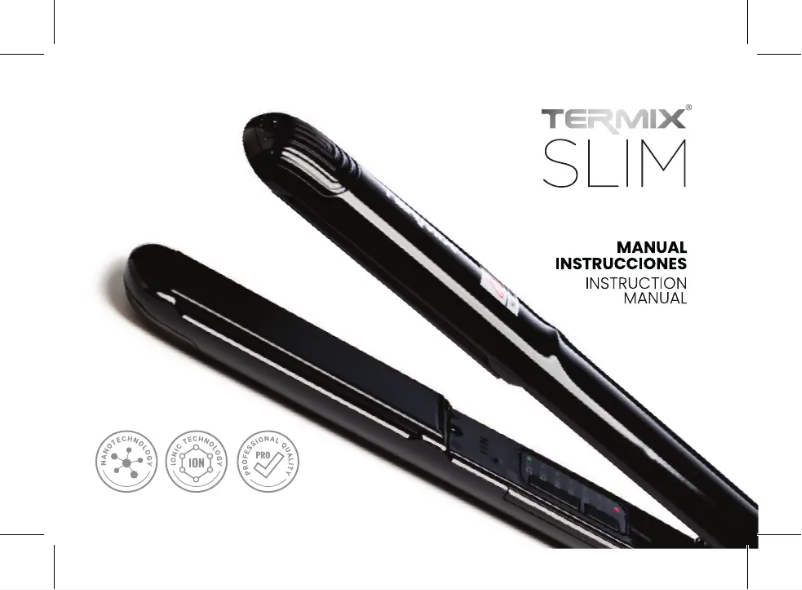 Page 1 de la notice Manuel utilisateur Termix Slim