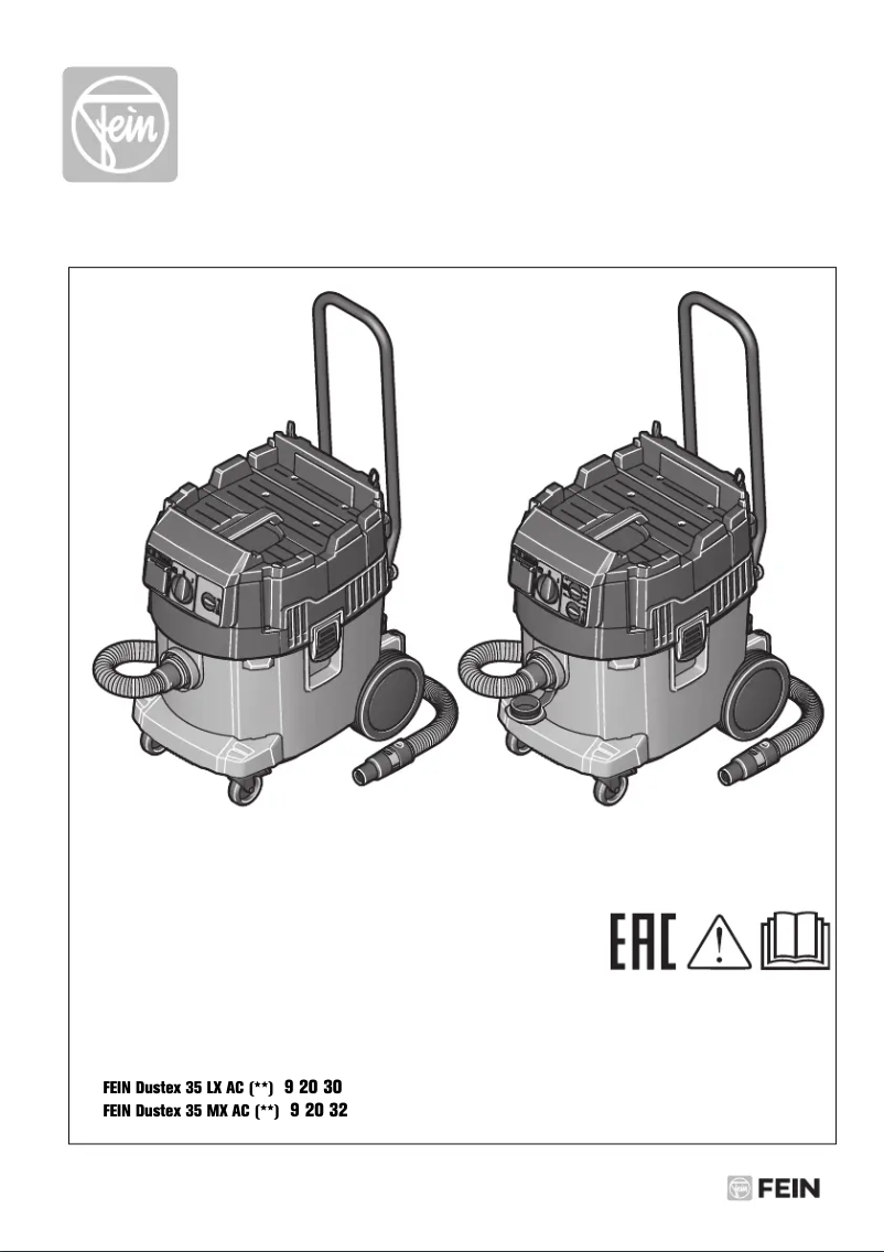 Page 1 de la notice Manuel utilisateur Fein Dustex 35 LX AC