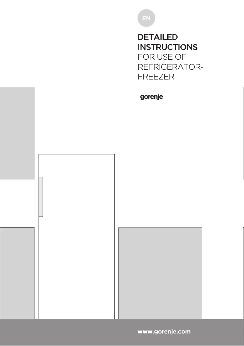 Page 1 de la notice Manuel utilisateur Gorenje ORB153AP
