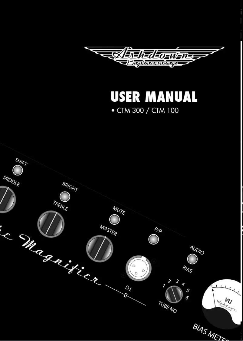 Página 1 del manual Manual de usuario Ashdown Engineering CTM 100