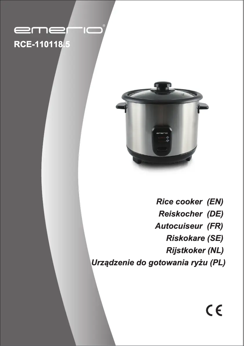 Página 1 del manual Manual de usuario Emerio RCE-110118