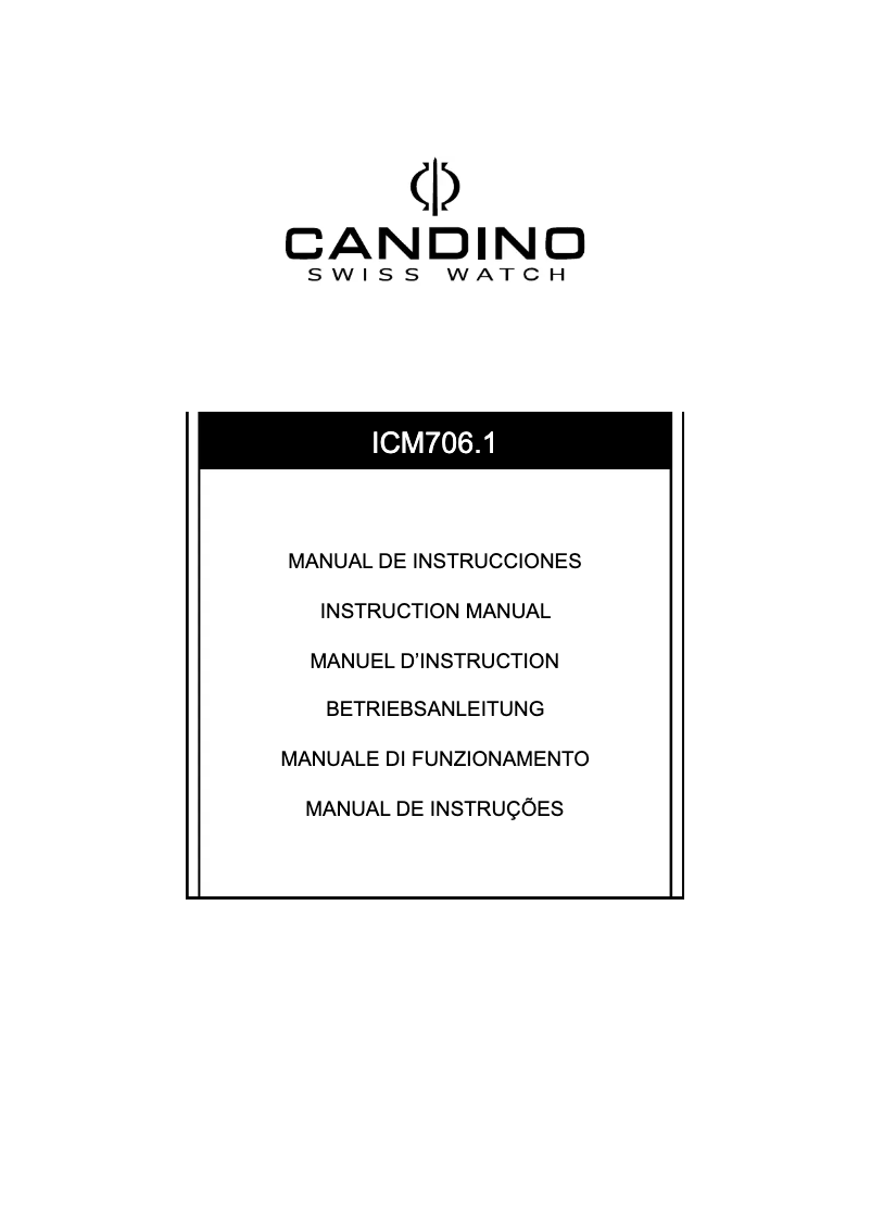 Page 1 de la notice Manuel utilisateur Candino C4686