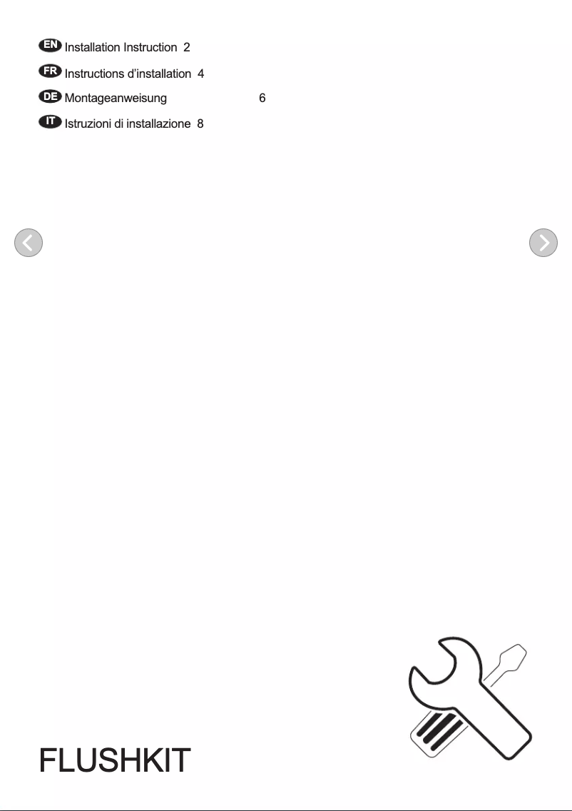 Page 1 de la notice Guide d'installation Electrolux GK69TSIPO