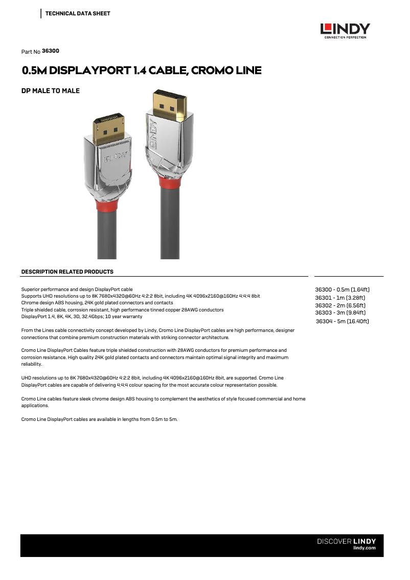 Page 1 of the manual User Manual Lindy 36300