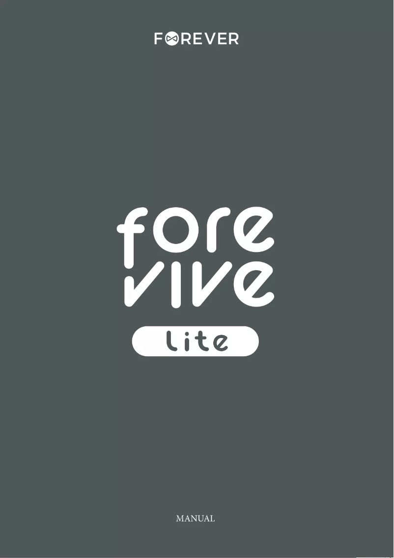 Page 1 de la notice Manuel utilisateur Forever Forevive Lite SB-315