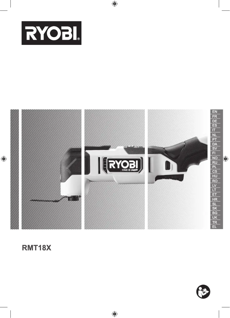 Page 1 de la notice Manuel utilisateur RYOBI One+ RMT18X