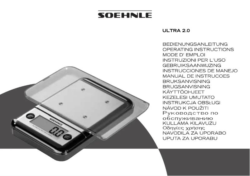 Página 1 del manual Manual de usuario Soehnle Ultra 2.0 66151