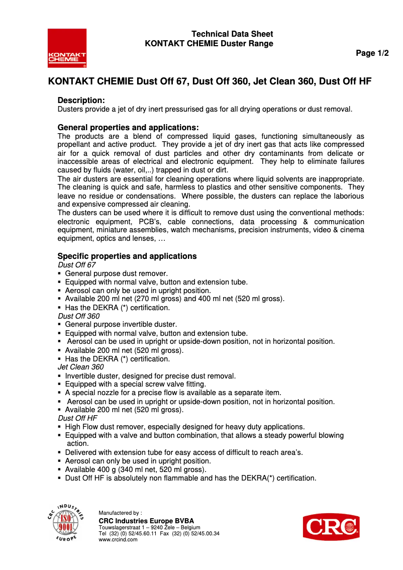 Page 1 de la notice Manuel utilisateur Monacor KDS67-400