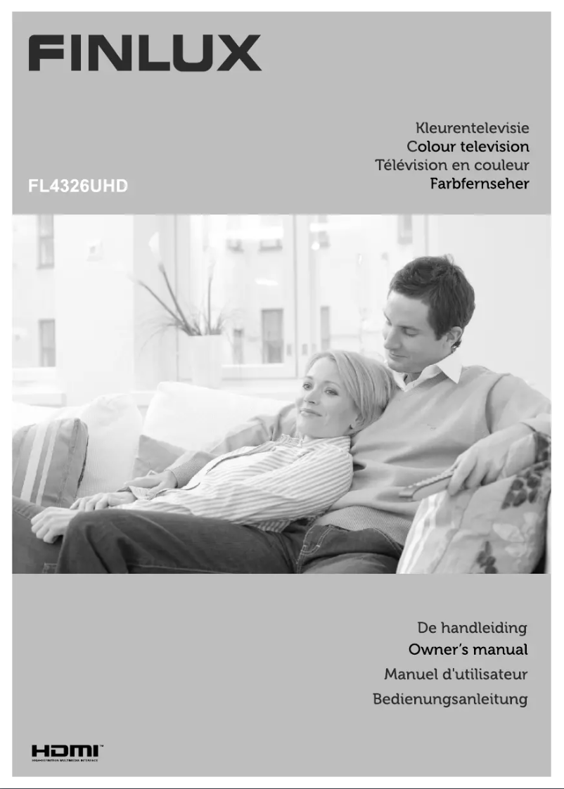 Page 1 de la notice Manuel utilisateur Finlux FL4326UHD