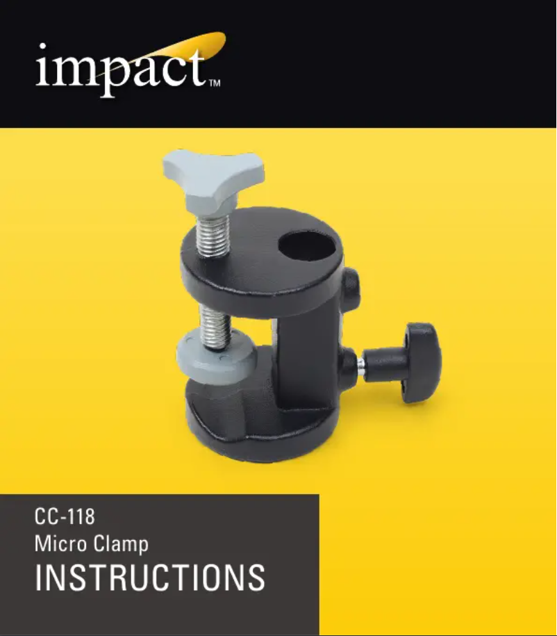 Page 1 de la notice Manuel utilisateur Impact CC-118