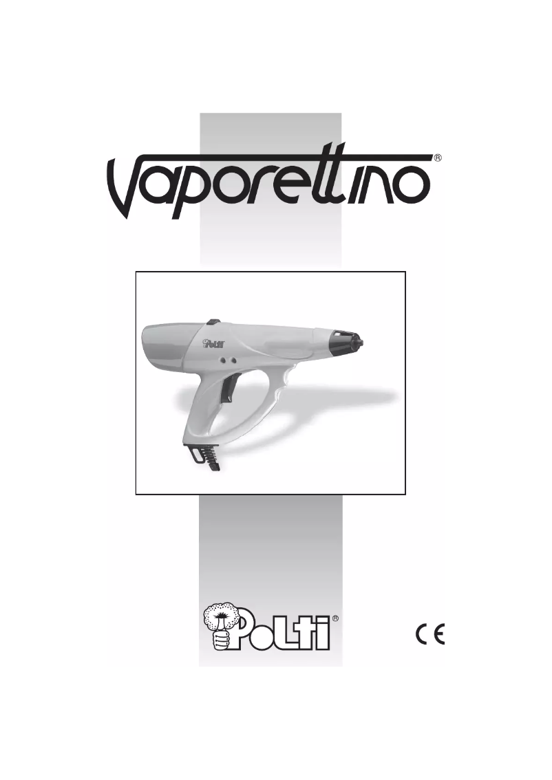 Page 1 de la notice Manuel utilisateur Polti Vaporettino