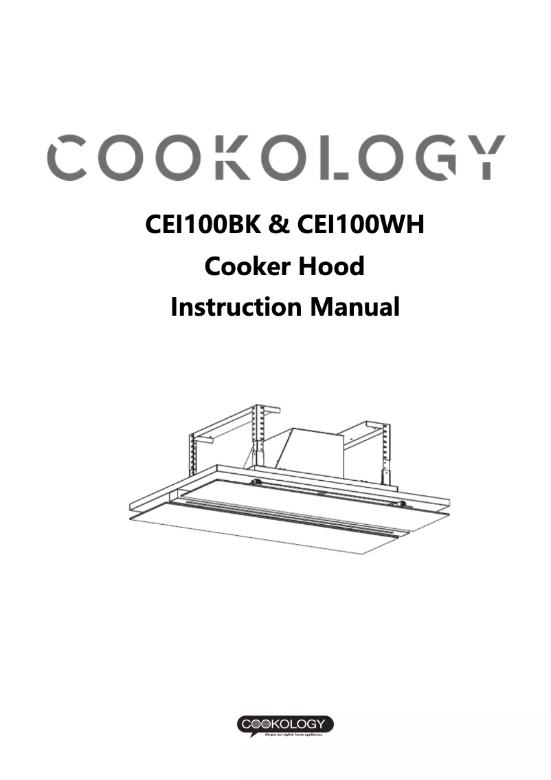 Page 1 de la notice Manuel utilisateur Cookology CEI100WH