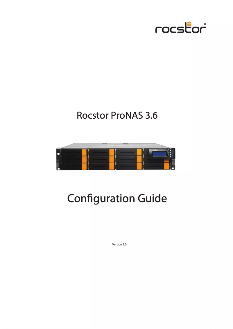 Page 1 de la notice Manuel utilisateur Rocstor Enteroc N1420