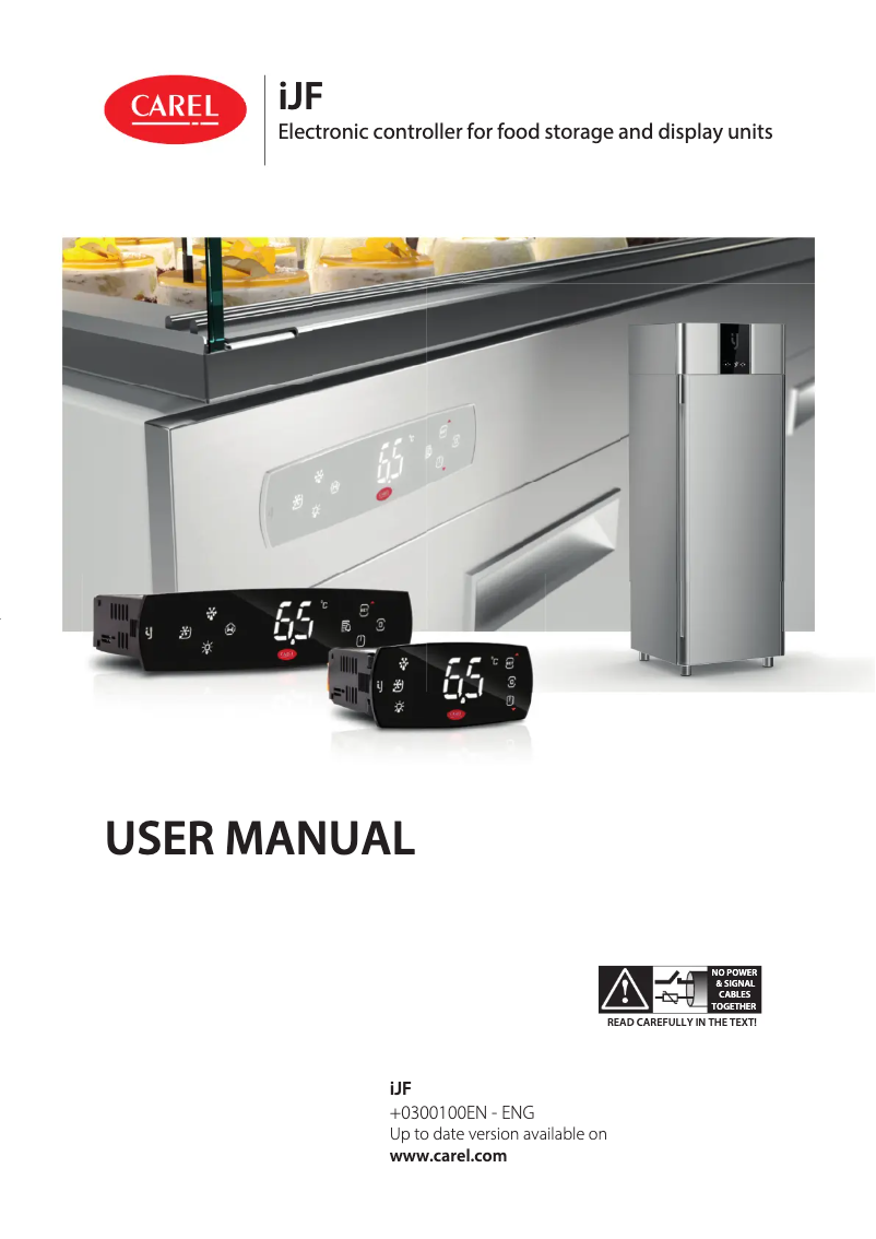 Page 1 of the manual User Manual Carel iJF