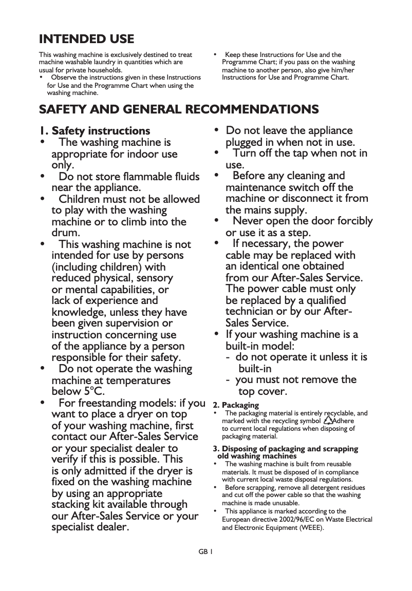 Página 1 del manual Manual de usuario Whirlpool WWDC 8200