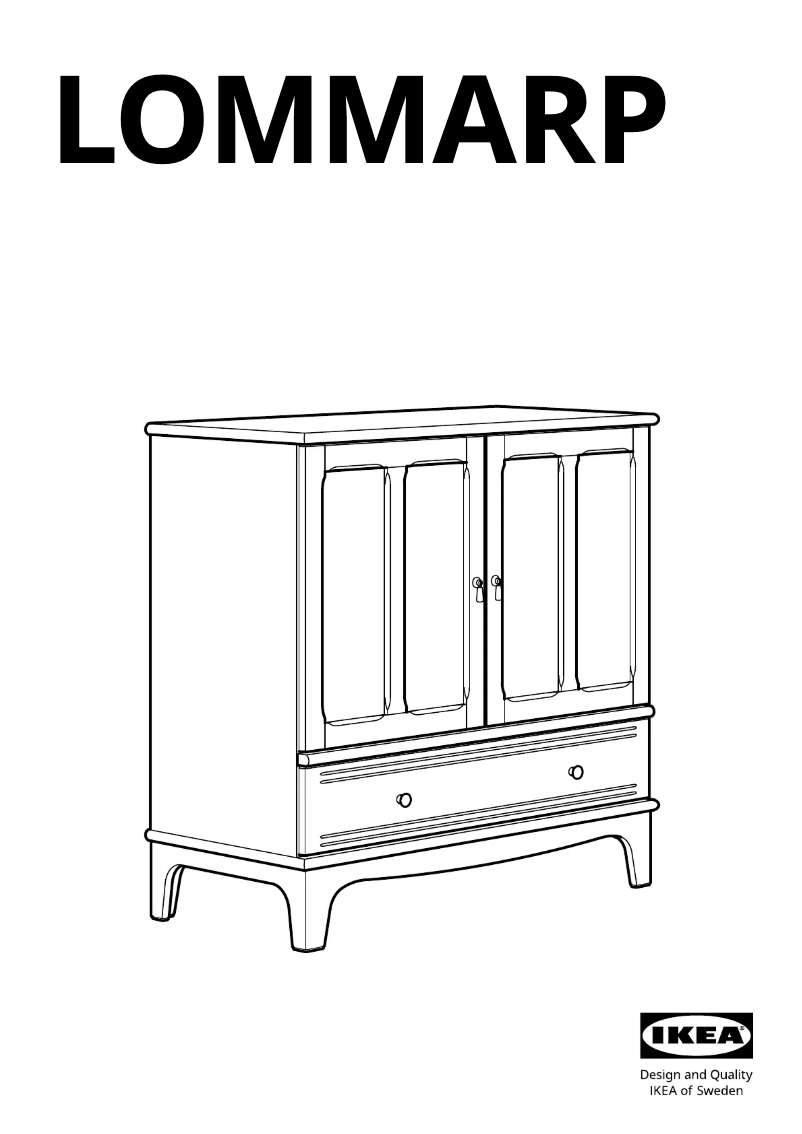 Página 1 del manual Manual de usuario Ikea LOMMARP 604.154.69