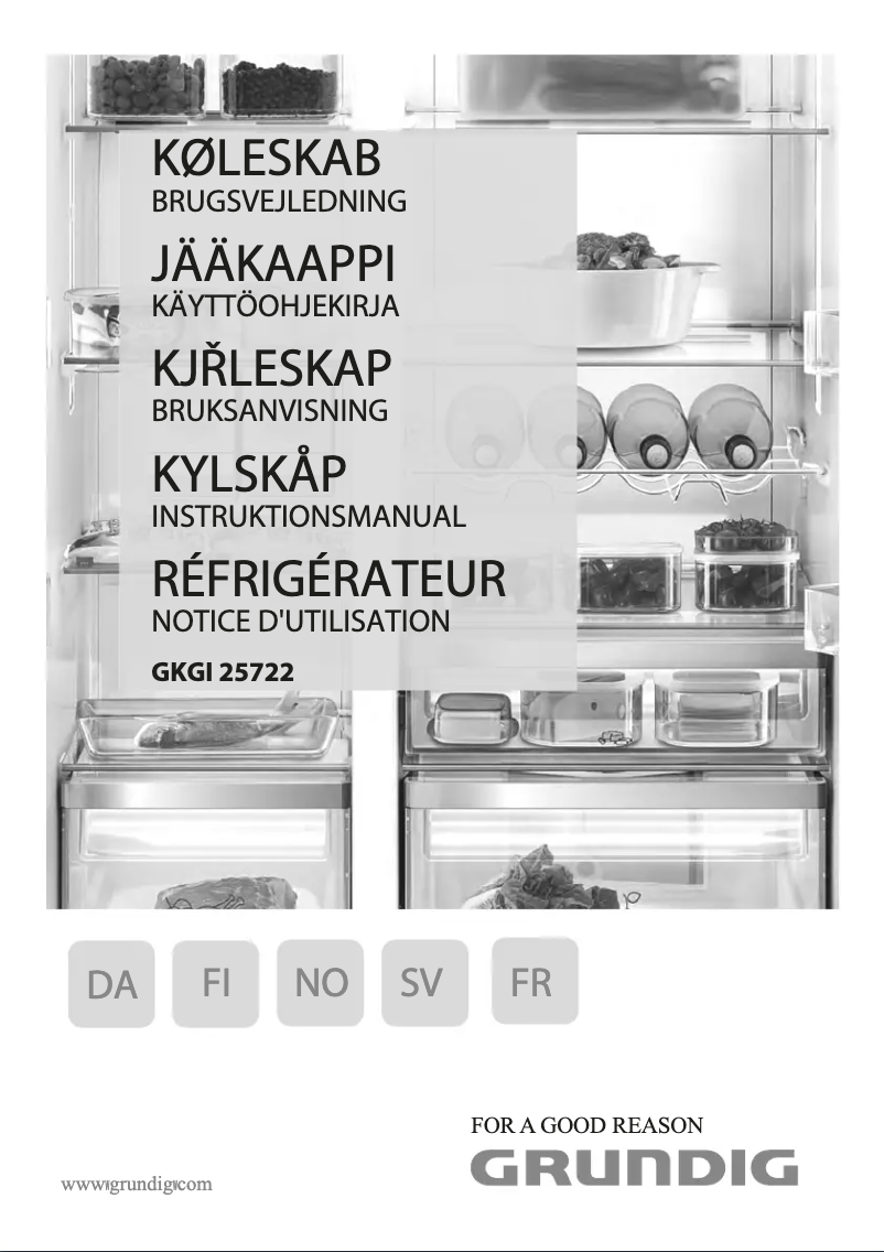 Page 1 de la notice Manuel utilisateur Grundig GKGI 25722