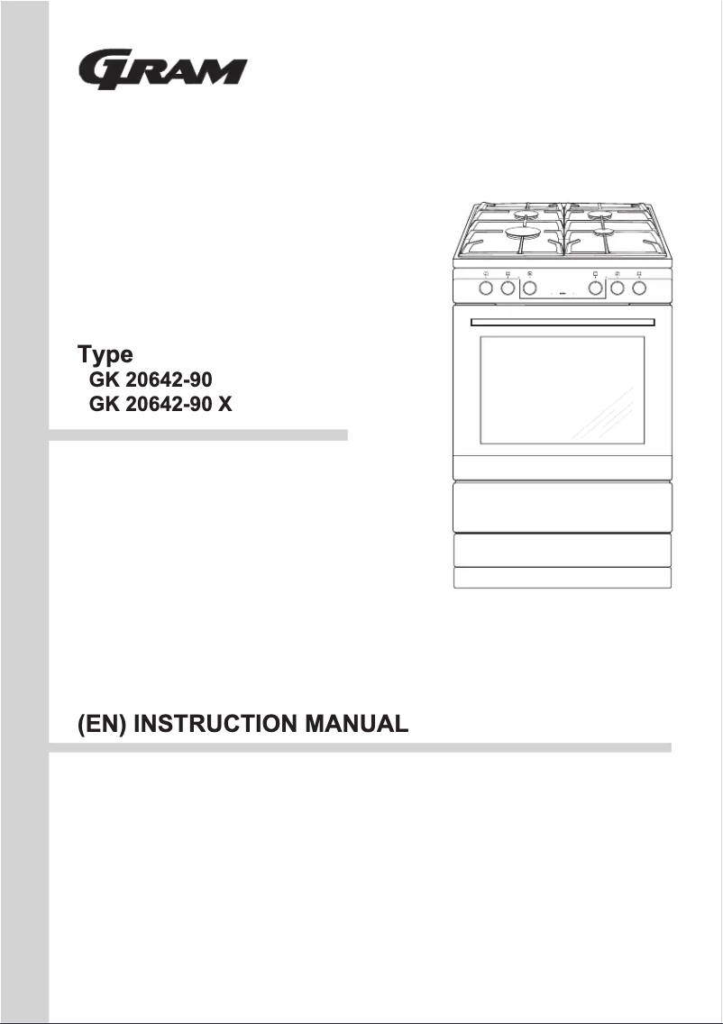 Page 1 de la notice Manuel utilisateur Gram GK 20642-90