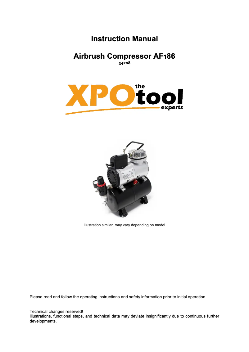 Page 1 de la notice Manuel utilisateur WilTec AF186