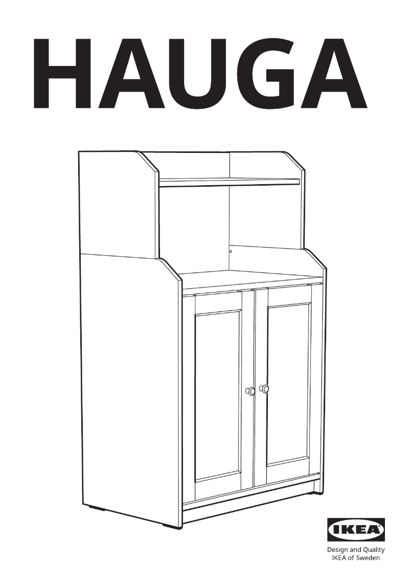 Page 1 de la notice Manuel utilisateur Ikea HAUGA 404.150.50