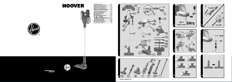 Page 1 de la notice Manuel utilisateur Hoover H-FREE 200 Animal
