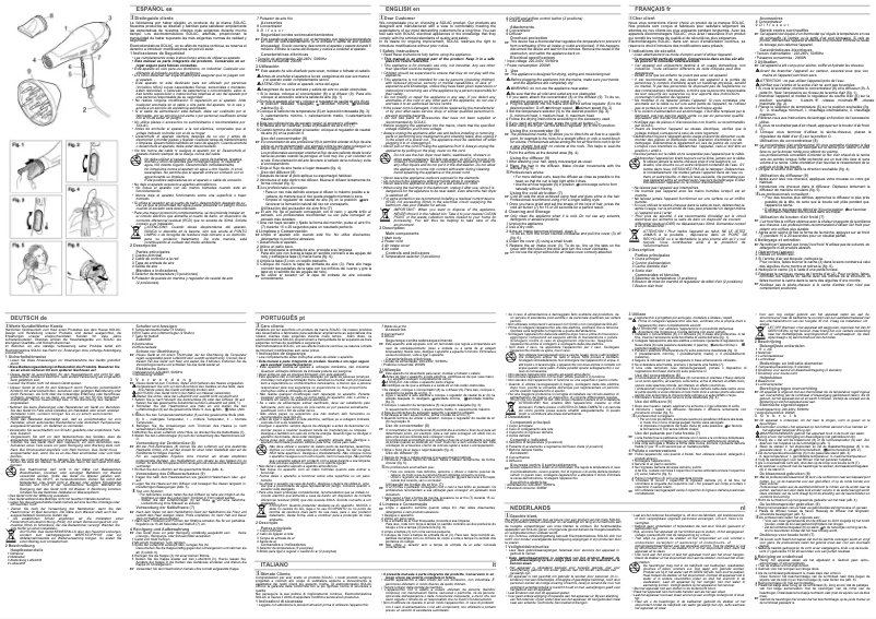 Page 1 de la notice Manuel utilisateur Solac SP7149