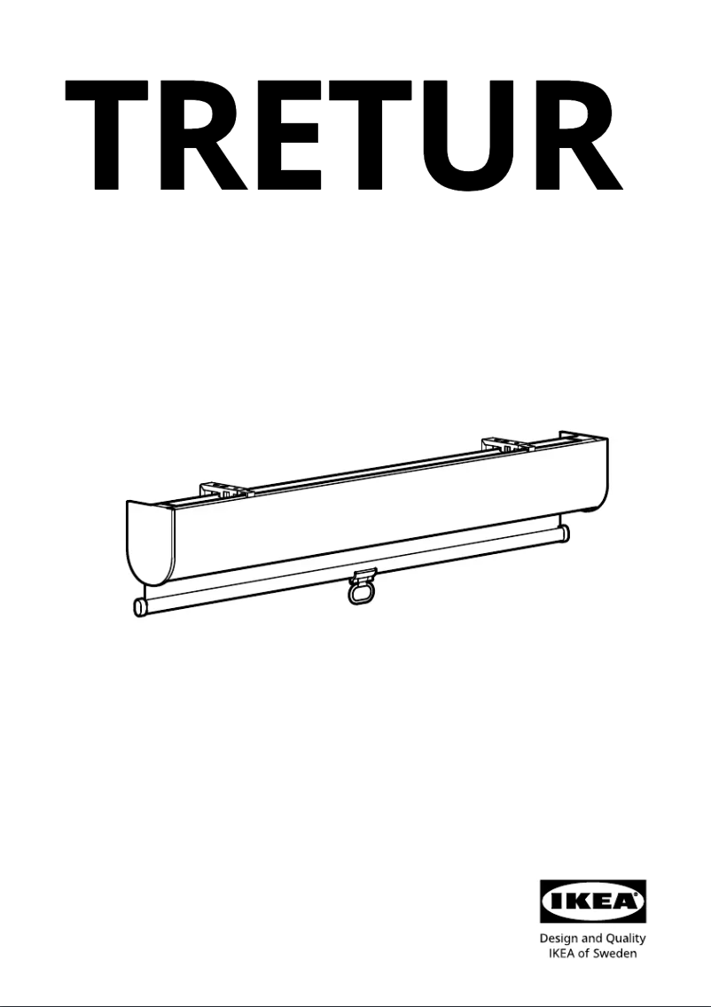 Page 1 de la notice Manuel utilisateur Ikea TRETUR 904.910.89