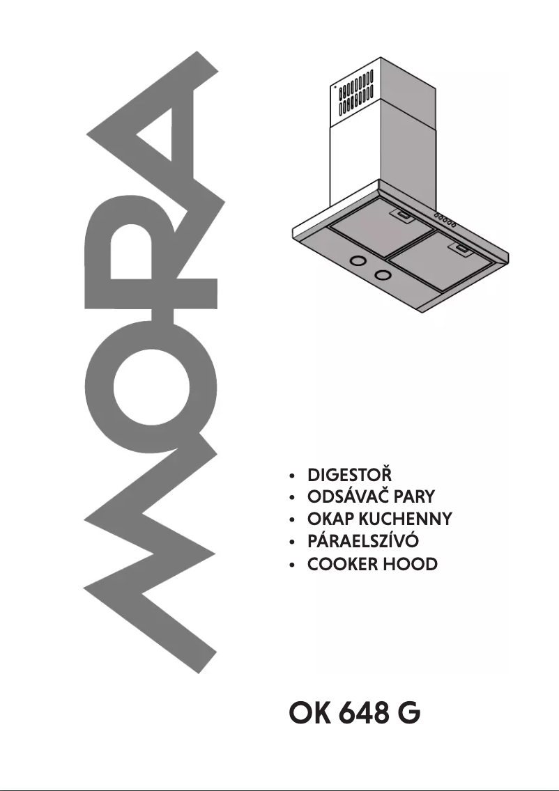 Page 1 de la notice Manuel utilisateur Mora OK 648 G