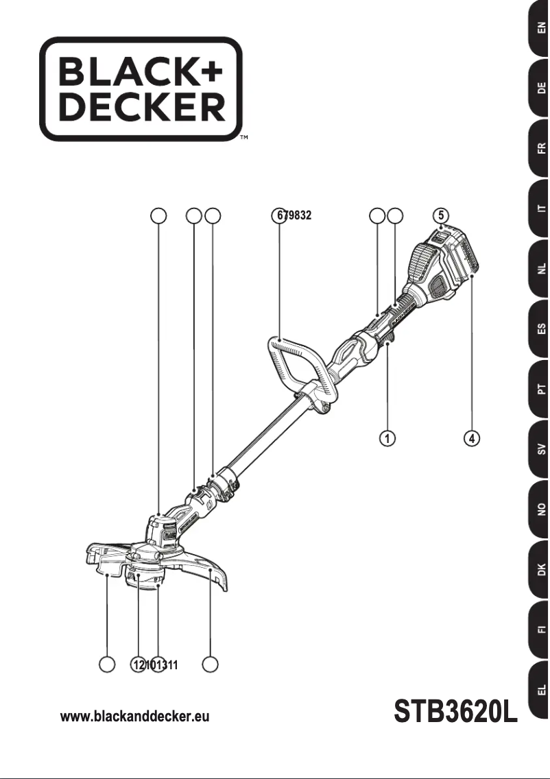 Page 1 de la notice Manuel utilisateur Black & Decker STB3620L