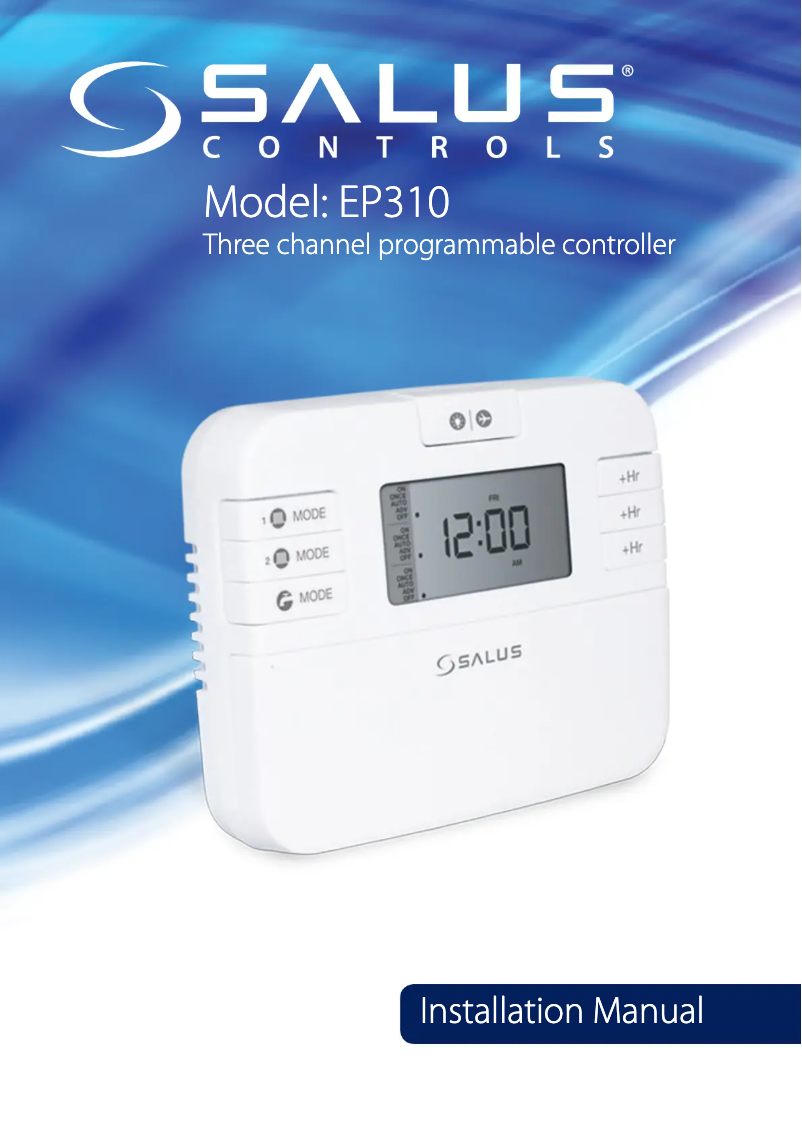 Página 1 del manual Manual de usuario Salus EP310