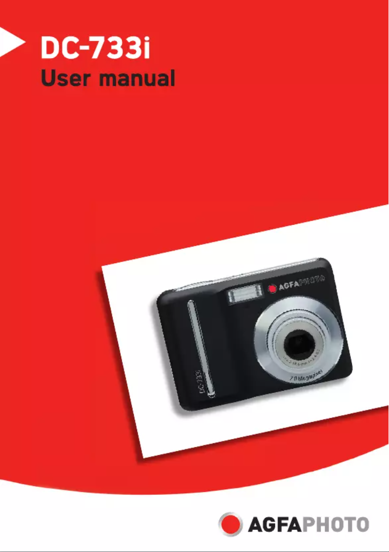Page 1 de la notice Manuel utilisateur Agfa DC-733i