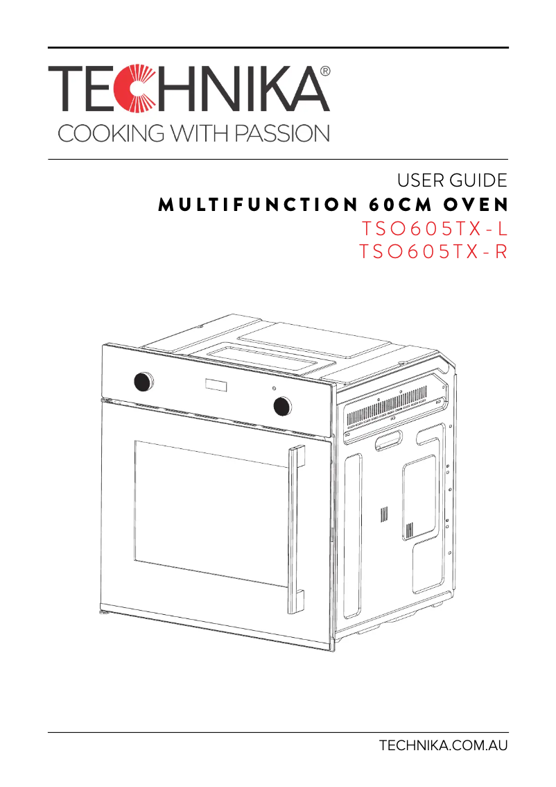 Página 1 del manual Manual de usuario Technika TSO605TX-R