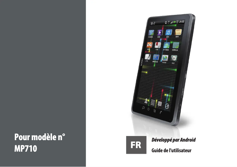 Page 1 de la notice Manuel utilisateur Mpman MP710