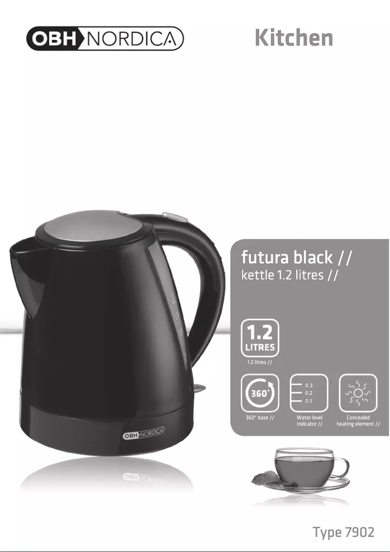 Page 1 de la notice Manuel utilisateur OBH Nordica Futura White