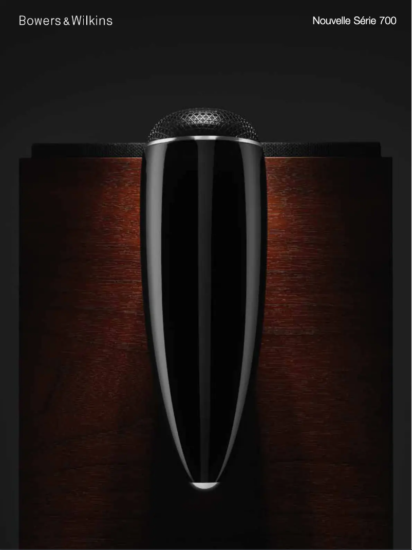 Page 1 de la notice Brochure Bowers & Wilkins 707 S2