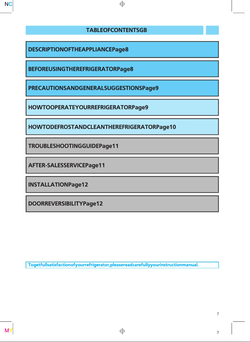 Página 1 del manual Manual de usuario Whirlpool ARG 0910