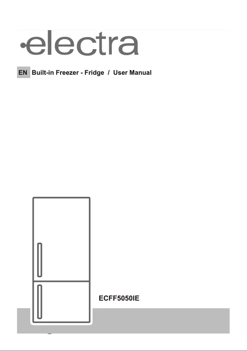 Page 1 de la notice Manuel utilisateur Electra ECFF5050IE