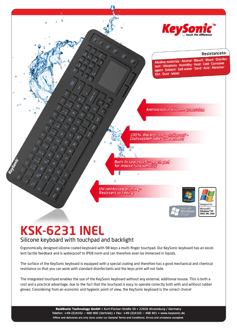 Image de la première page du manuel de l'appareil KSK-6231 INEL