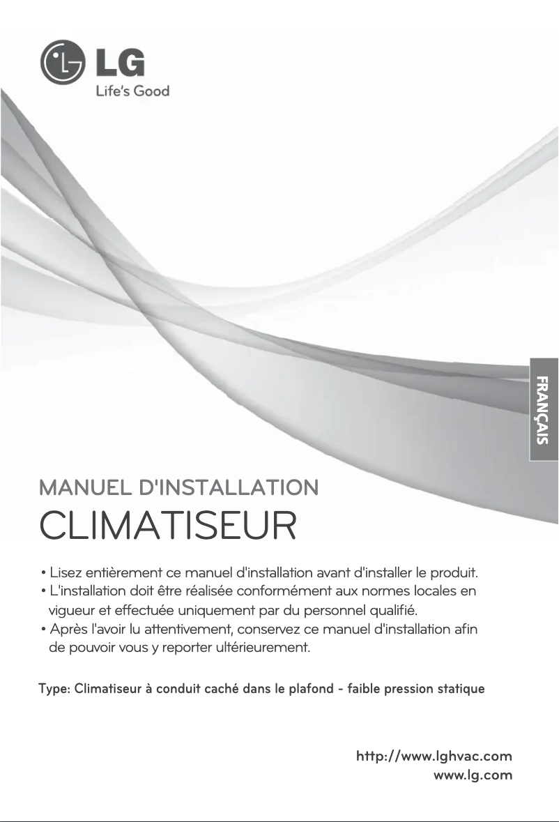 Page 1 of the manual User Manual LG ARNU153B1G2